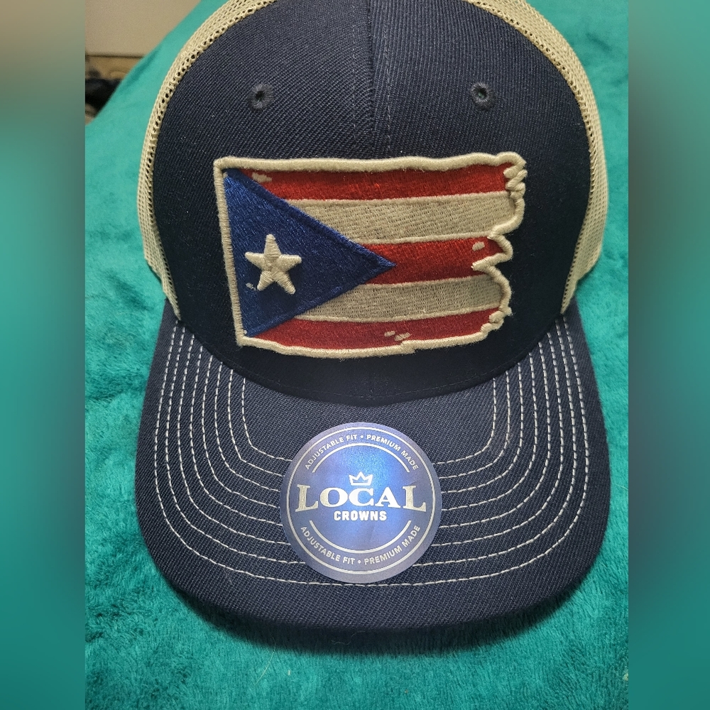 Puerto Rico Flag snap back hat